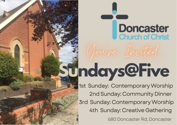 5pm Sunday Worship at Doncaster Church of Christ